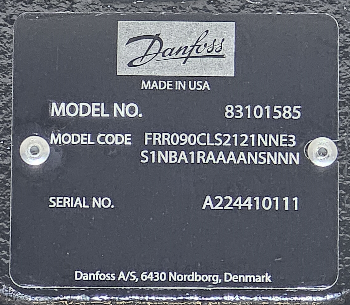 Danfoss 83101585 FRR090