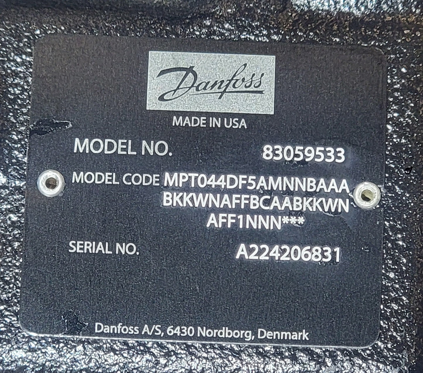 Danfoss MPT044D Tandem 83059533 New