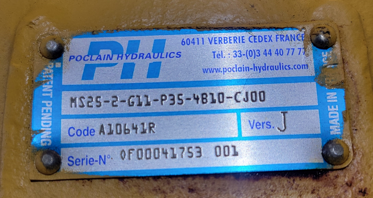 New Poclain MS25 A10641R