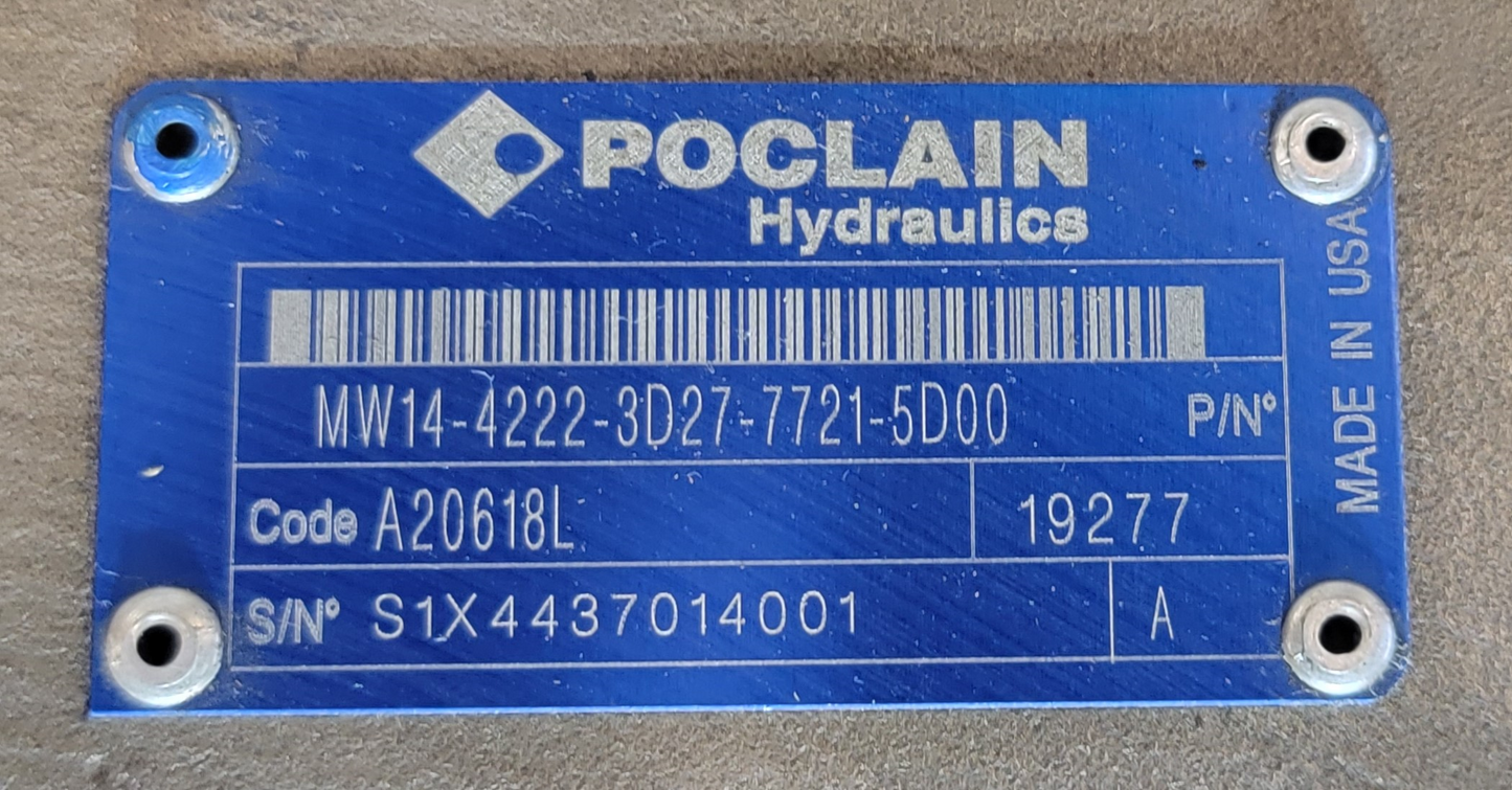 Poclain MW14 New A20618L