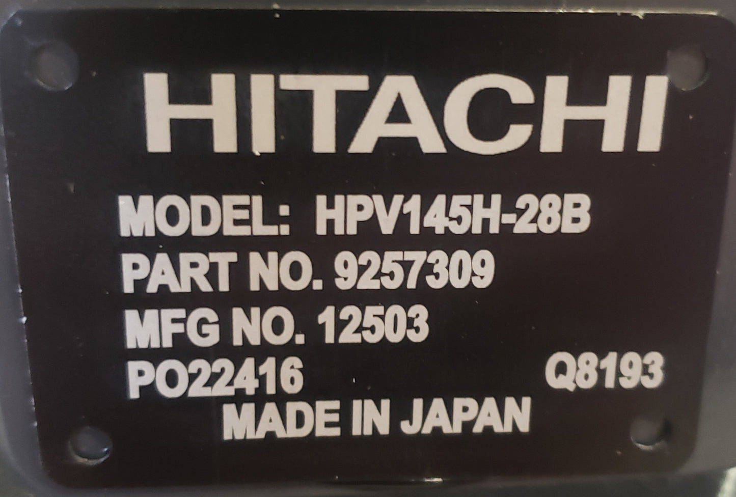 Hitachi HPV145H-28B 9257309