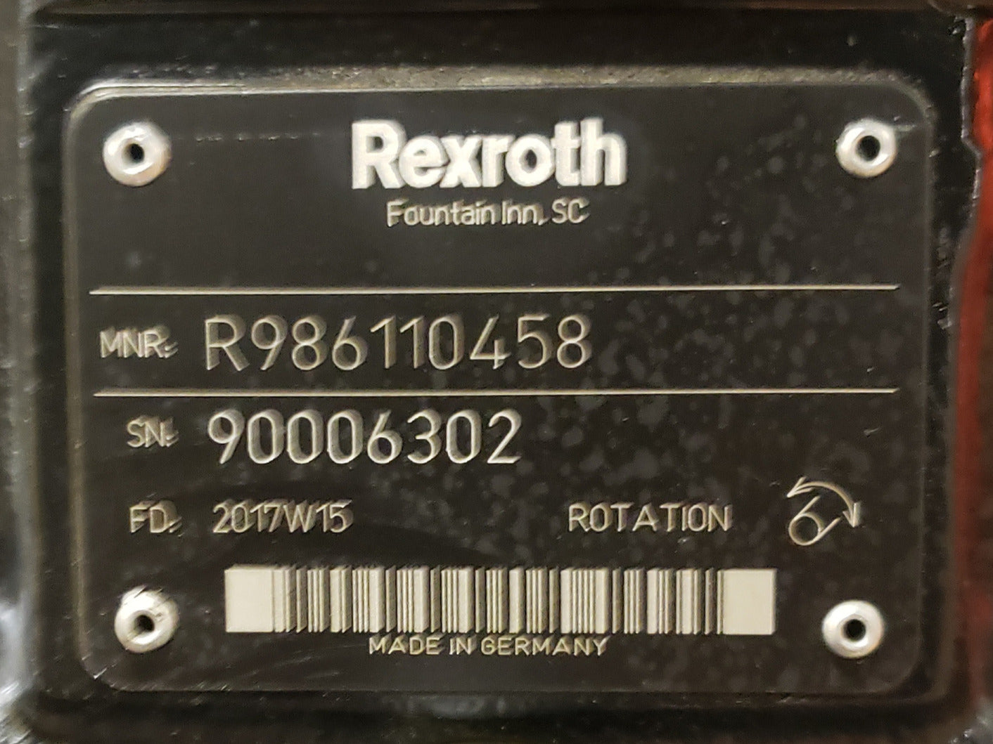 Rexroth A6VE107 Motor